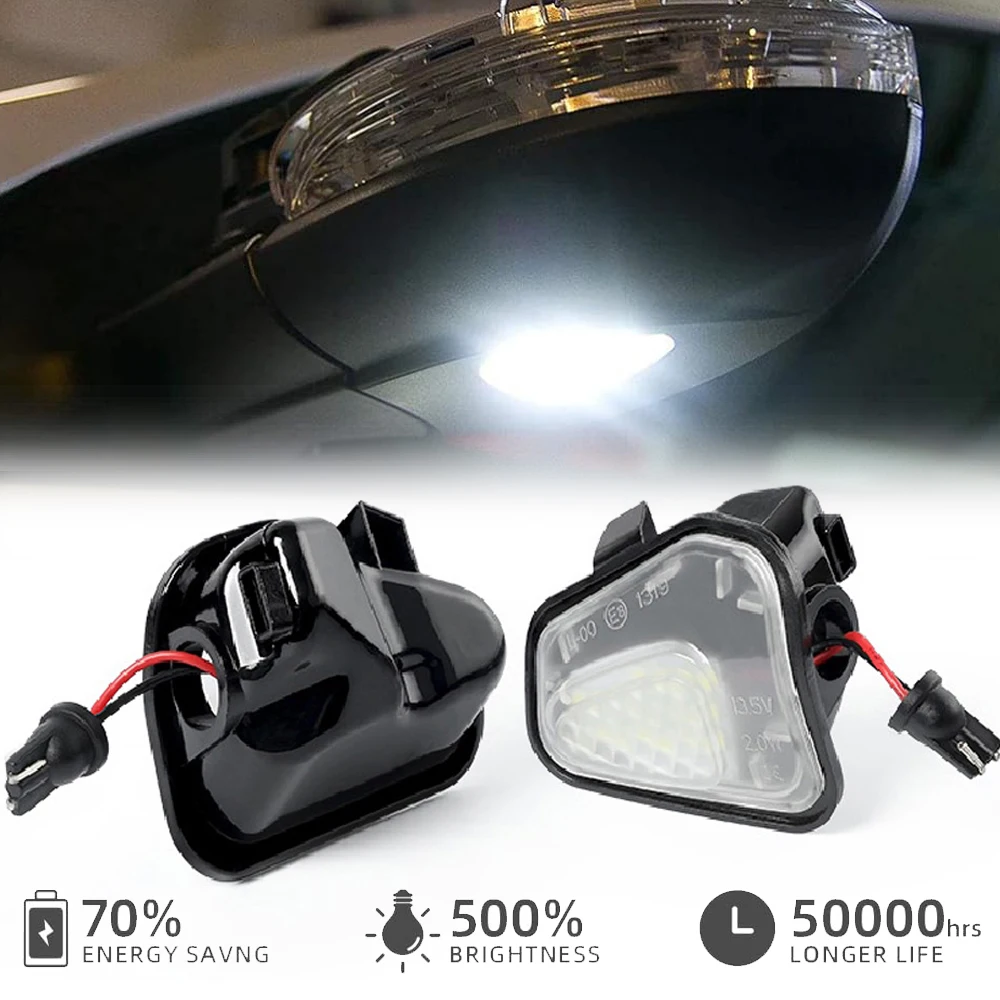 OEM LED espejo lateral luz de charco espejo retrovisor DRL lámpara de advertencia para Volkswagen Beetle A5 EOS Passat 4motion Santana CC Vento