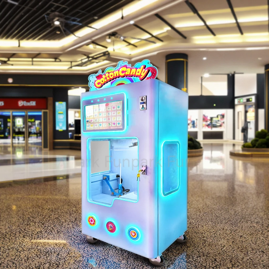 Cotton Candy Machine, Vending Entertainment, Coin Operated, New Design, Sweet Floss Maker, Party Event Equipment