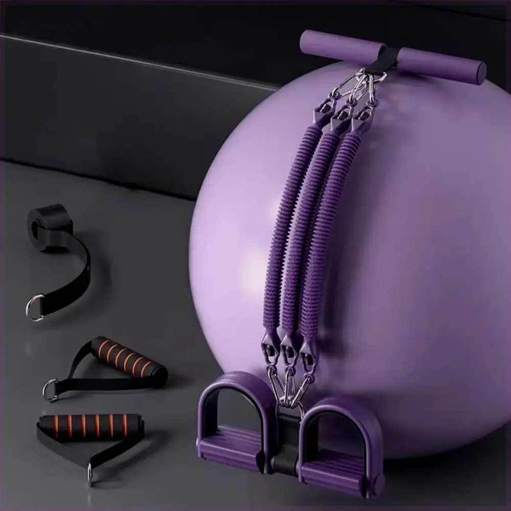 

2/3/4-Strand Pedal Pull-Up Sit-Up Trainer 50/75/100 Pounds Heavy-Duty Abdominal Muscle Exerciser Multifunction Stomach Slimming