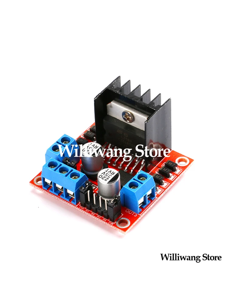 2PCS NEW L298N Drive Board Motor Drive Board Module Stepping Motor Intelligent Vehicle Robot