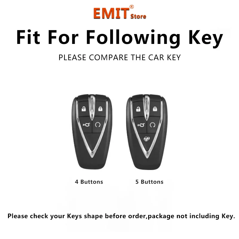Zinc Alloy Key Case Cover Shell for Changan UNIT UNIK UNIZ PHEV 2025 CS35PLUS CS55 PLUS CS75 PLUS Oshan X7 X5 Car Accessories
