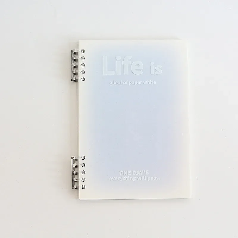 A5/B5 Binder Loose-Leaf Notebook 60 Sheets Lined Book for Students Writing Kawaii Simple Stationery School Supplies