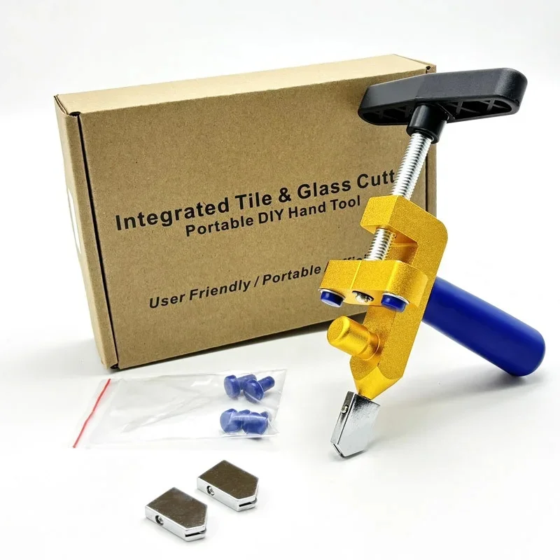 2-In-1 Glass Ceramic Tile Cutter With Knife Wheel Diamond Roller Cutter Cutting Machine Opener Breaker Accessories Set