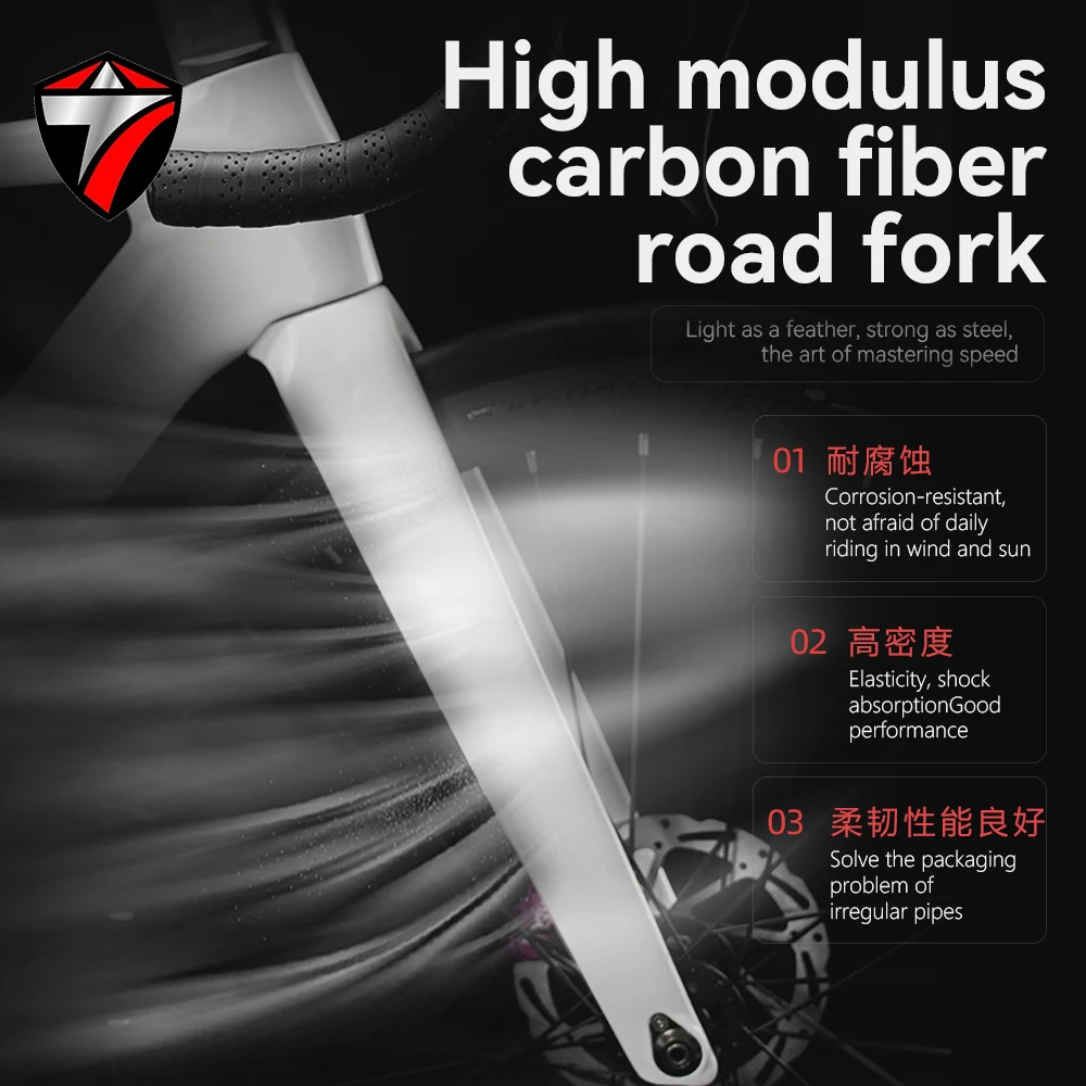 تويتر ألياف الكربون 700C الطريق الدراجة 22 سرعة الميكانيكية التحول المزدوج المكبس الصحن الهيدروليكي الفرامل للكبار سباق الدراجات