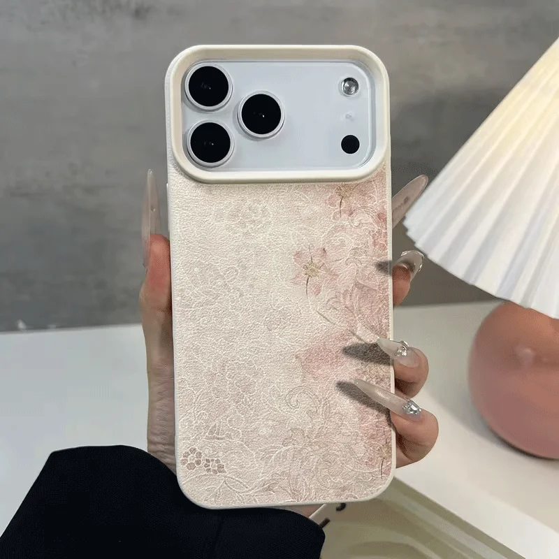 Light Pink Floral Pattern Phone Case for Samsung Galaxy S26 S25 S24 S23 S22 S21 S20 Plus Ultra A73 A72 A52 A32 A25 A15 Cover