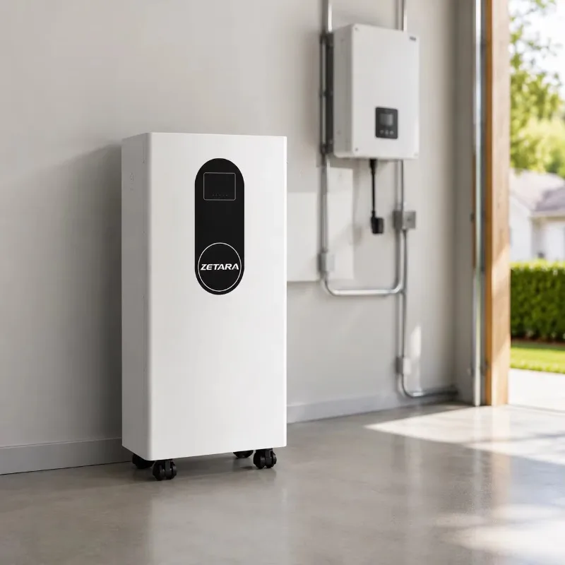 ZETARA 16kWh LiFePO4 Battery Pack 51.2V 314Ah Real Capacity Grade A Cells 16 Units Parallel Support 256kWh Max Energy