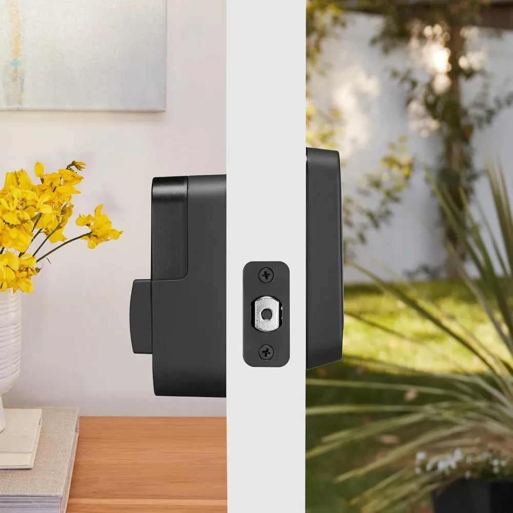 قفل Assure Lock 2 Touch Deadbolt، قفل باب ذكي خالي من المفتاح من الجلد السويدي الأسود مع شاشة لمس متصلة بتقنية Wi-Fi - جديد #2