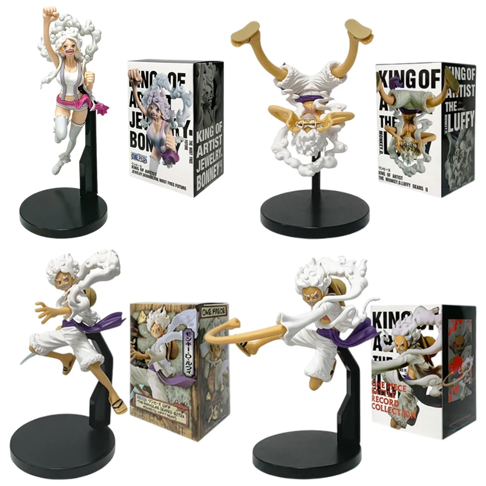 17-18cm Anime ONE PIECE Nika Luffy Erwachen des Sonnengottes Cartoon-Figur PVC-Modell Desktop-Ornamente Kinderspielzeug Feiertagsgeschenke