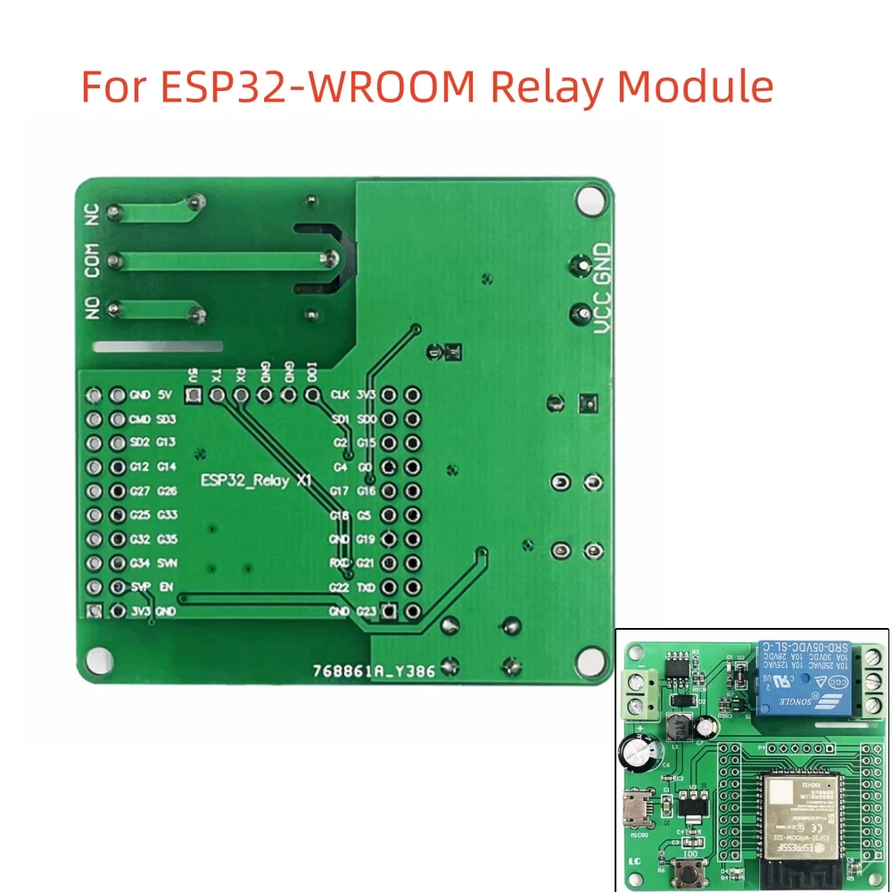 

For ESP32-WROOM Development Board Relay Module DC5-60V Power Supply Single Relay Module