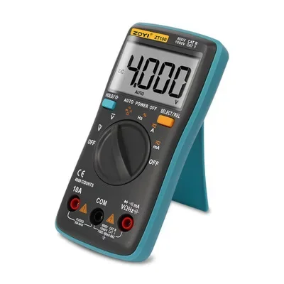 Zoyi Zt100 Draagbare Automatische Range Kleine Digitale Multimeter Condensator Brandwerend Elektricien Onderhoud