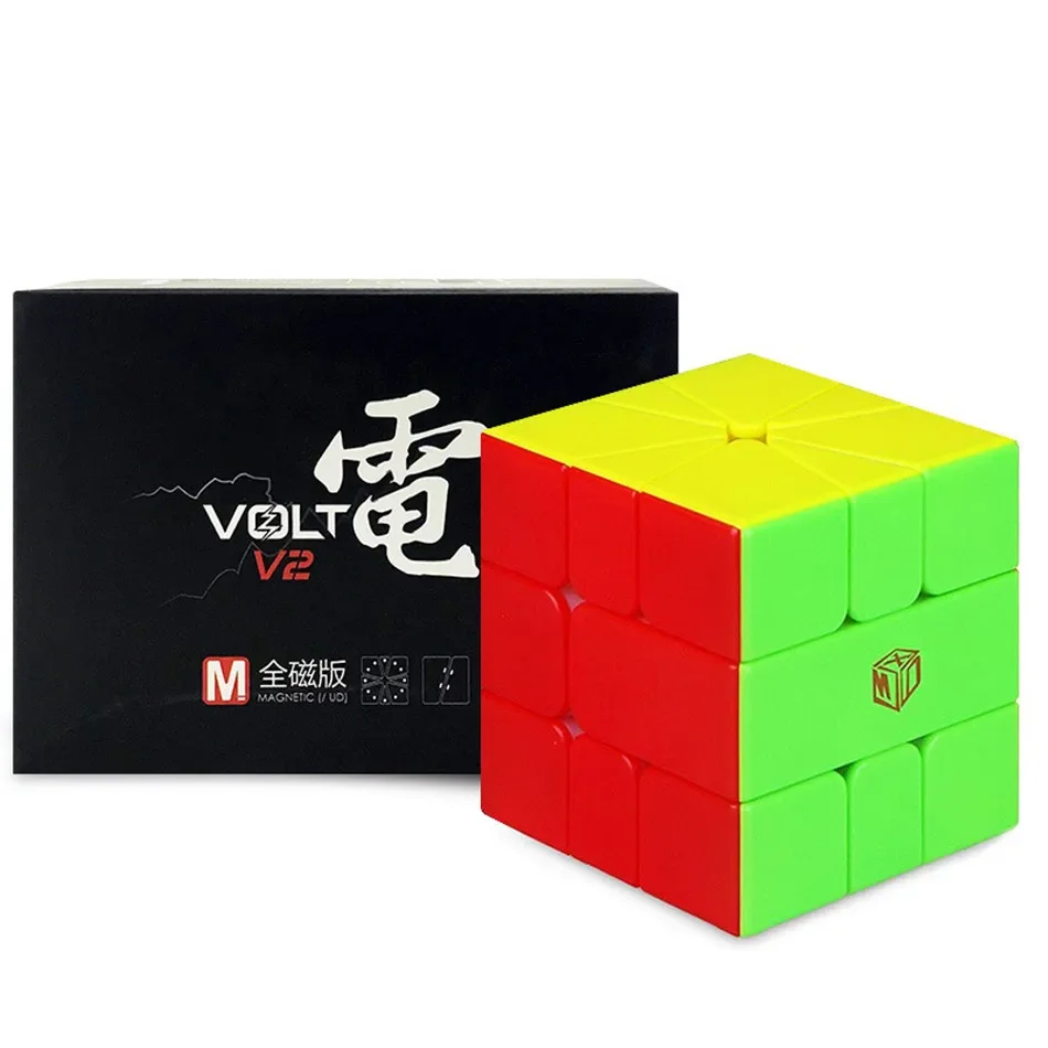 Cubos magnéticos para competição, QiYi XMD Volt Square 1 One, Magic Puzzle, Cubo in Package, V2 M SQ-1, X-Man