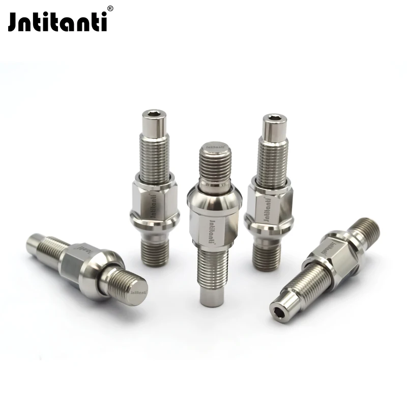 

Jntitanti Wheel stud kits M14*1.5mm racing ball seat Gr.5 titanium wheel stud conversion kits for VW AUDI Mercedes-Benz