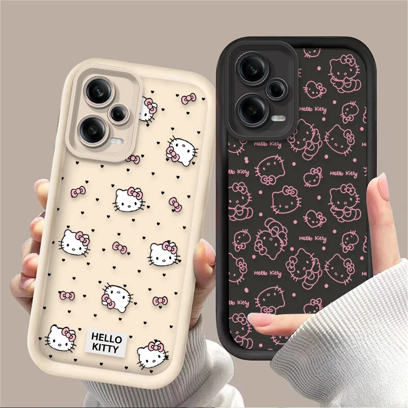 

Full Screen Cute Hello Kitty Case For Xiaomi Redmi Note 12 14 13 11 Pro Plus 5G 12S 11S 10S 10 9 Redmi 14C 13C 12C 12 4G A3 A3X