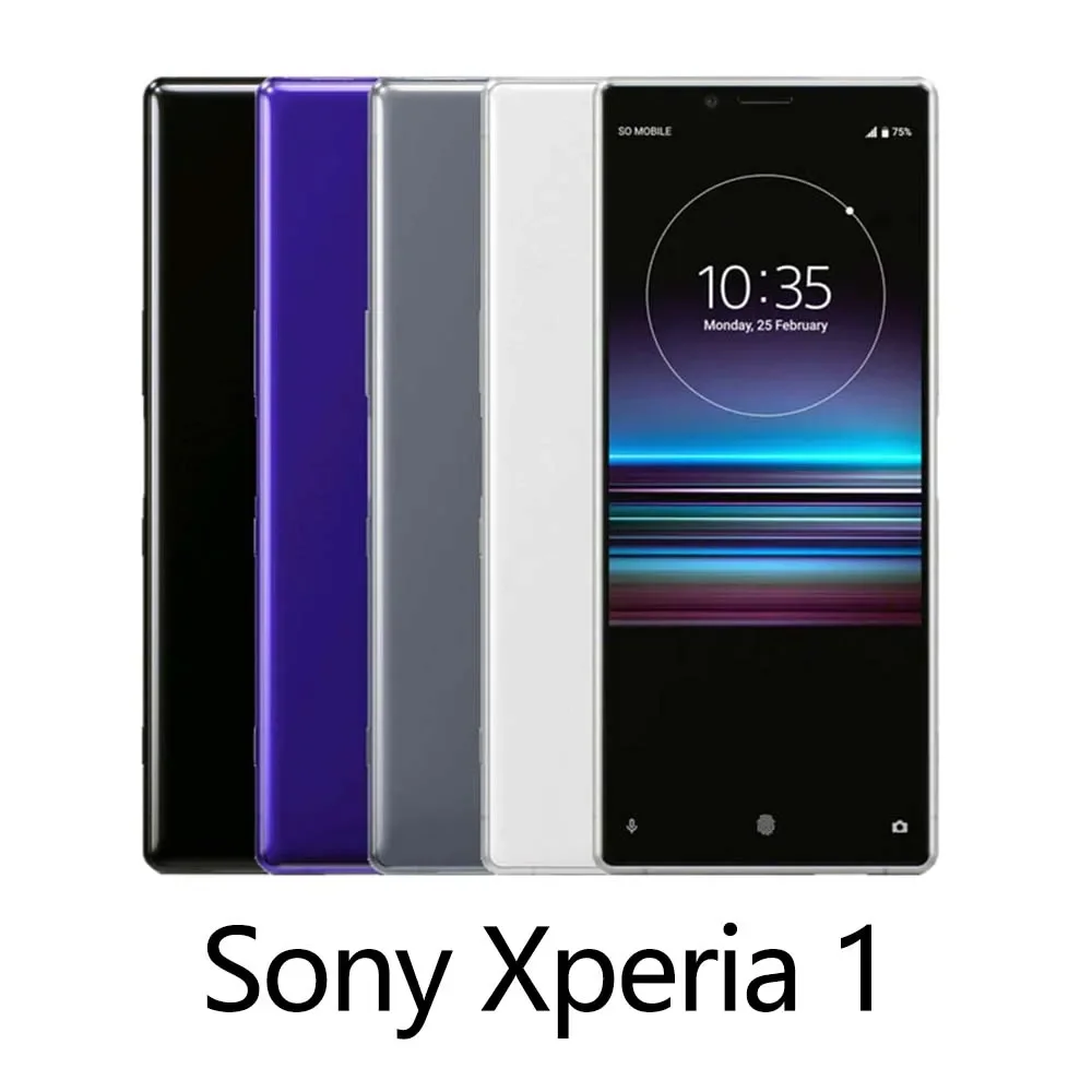 Sony Xperia 1 J8110 J9110 6G+128GB XZ4 Unlocked Original Snapdragon 855 6.5
