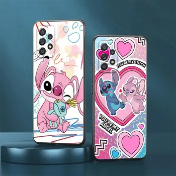 D-디즈니 릴로 스티치 케이스, 삼성 갤럭시 A15 케이스, A25 A13 4G A24 A23 A12 A14 A21s A22 A02 A03 A04 A05 S 15 소프트 폰 커버 