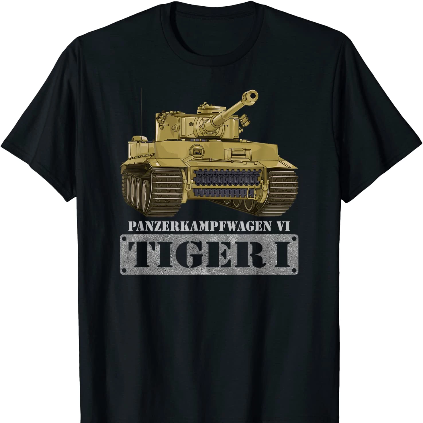 

Panzer VI WWII German Tiger I Tank T-Shirt. Premium Cotton Short Sleeve O-Neck Mens T Shirt New S-3XL