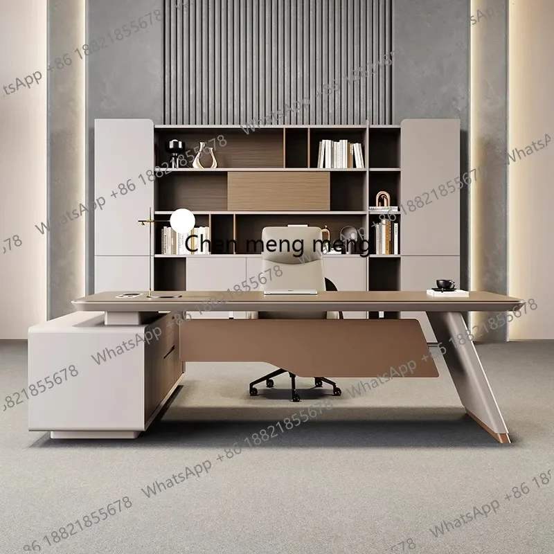 

F150Asthetic Manager Executive Desk Desktop Designer Bureaux Computer Office Desks Conference Work Mesas De Escritorio Furniture