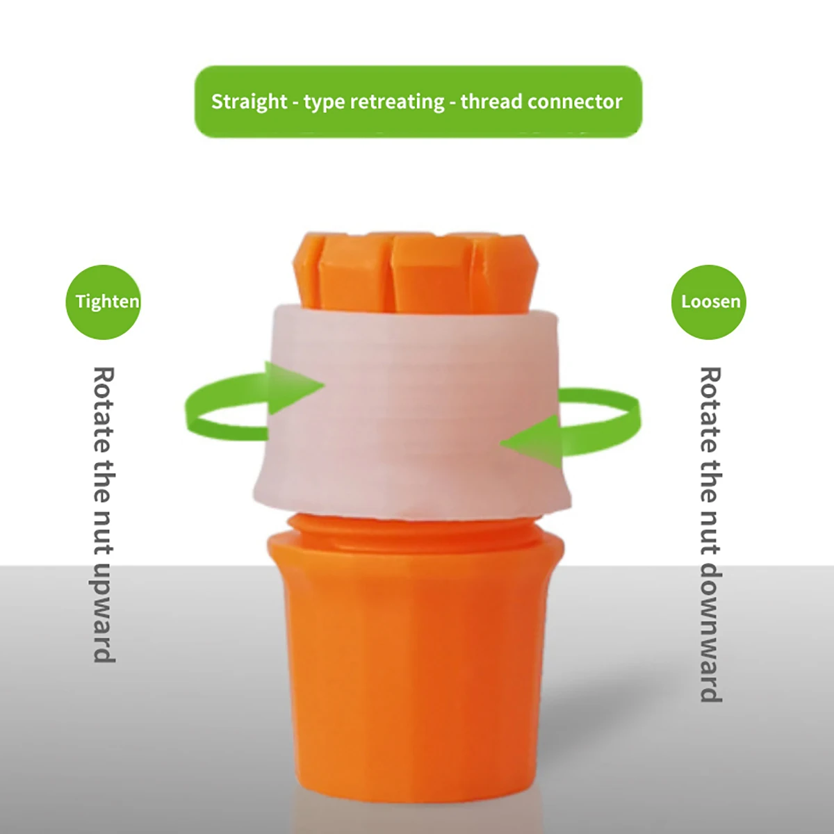 Multi-function faucet adapter Leak-proof threaded design Swivel nut mounting Suitable for kitchen bathroom