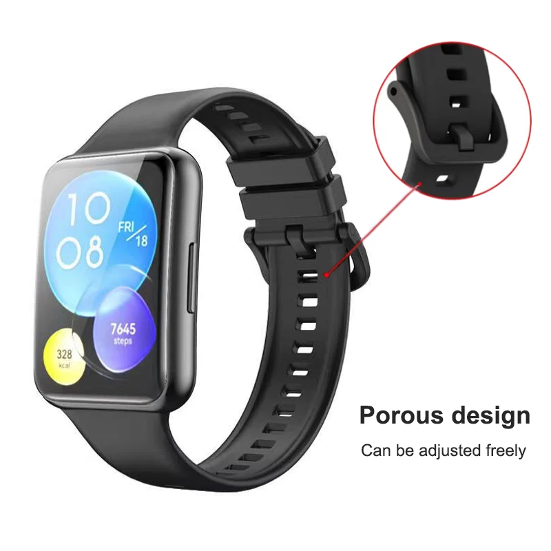 New Strap Silicone Band For Huawei Watch FIT 2 Strap Smartwatch Accessories Replacement Wristband Bracelet Huawei Watch fit2