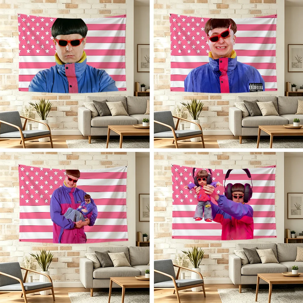 Singer O-Oliver flag Durable T-tree-S Outdoor Indoor Patio Festive Decoration Classic Design Pole Wall Room Banner