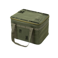 Large capacity 42L camping outdoor equipment storage bag thermal insulation folding storage box handbag tactical picnic tool