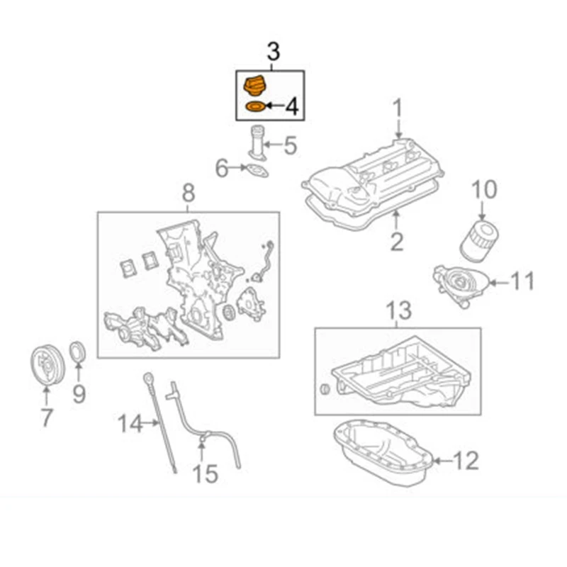 Imagem -03 - Óleo do Motor Filler Cap 121800h0121218028010 para Lexus Scion Toyota Corredor Avalon Camry Corolla fj