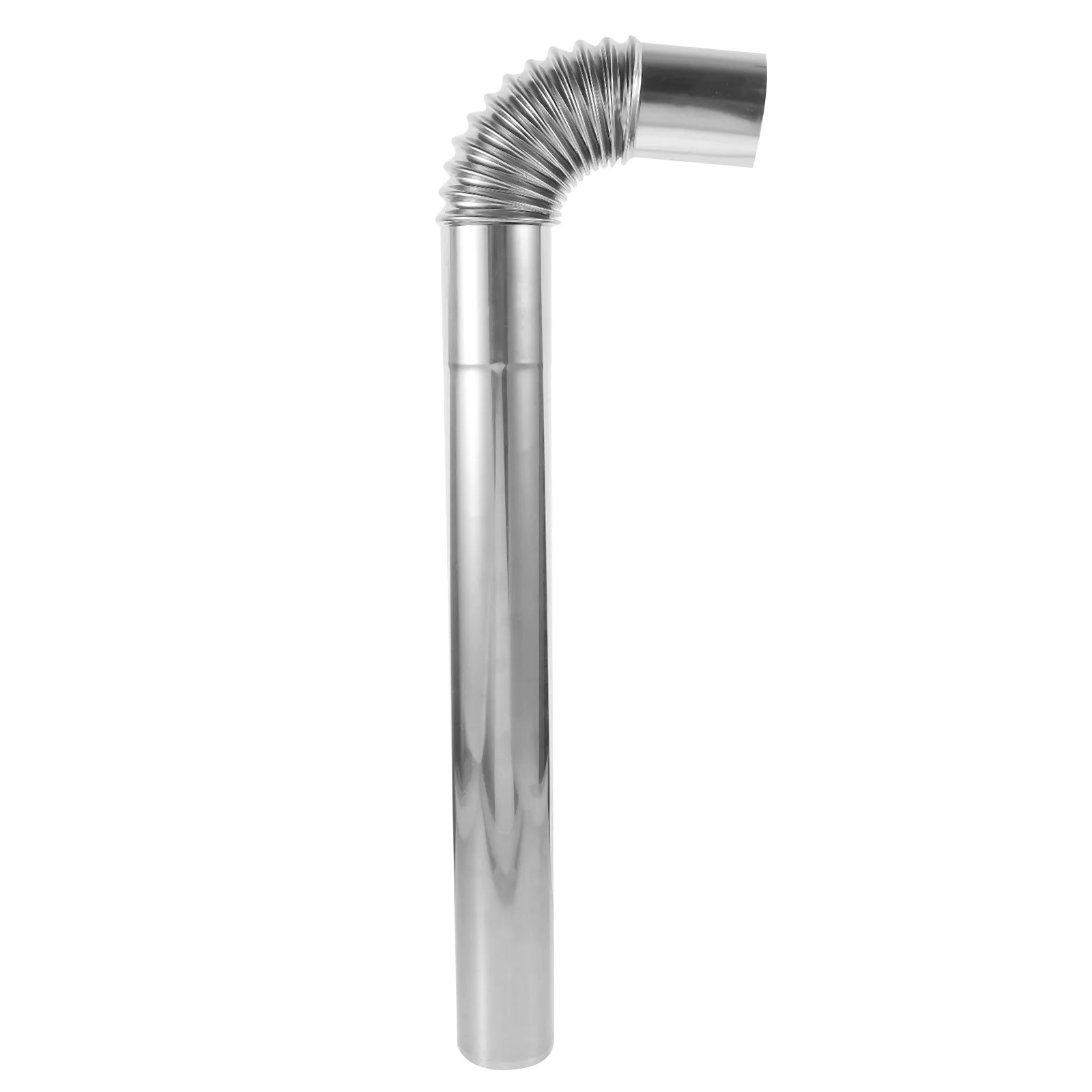 Stainless Steel Exhaust Pipe Metal Kitchen Chimney Hose Fire Stove Air Home Vent Heating Flexible