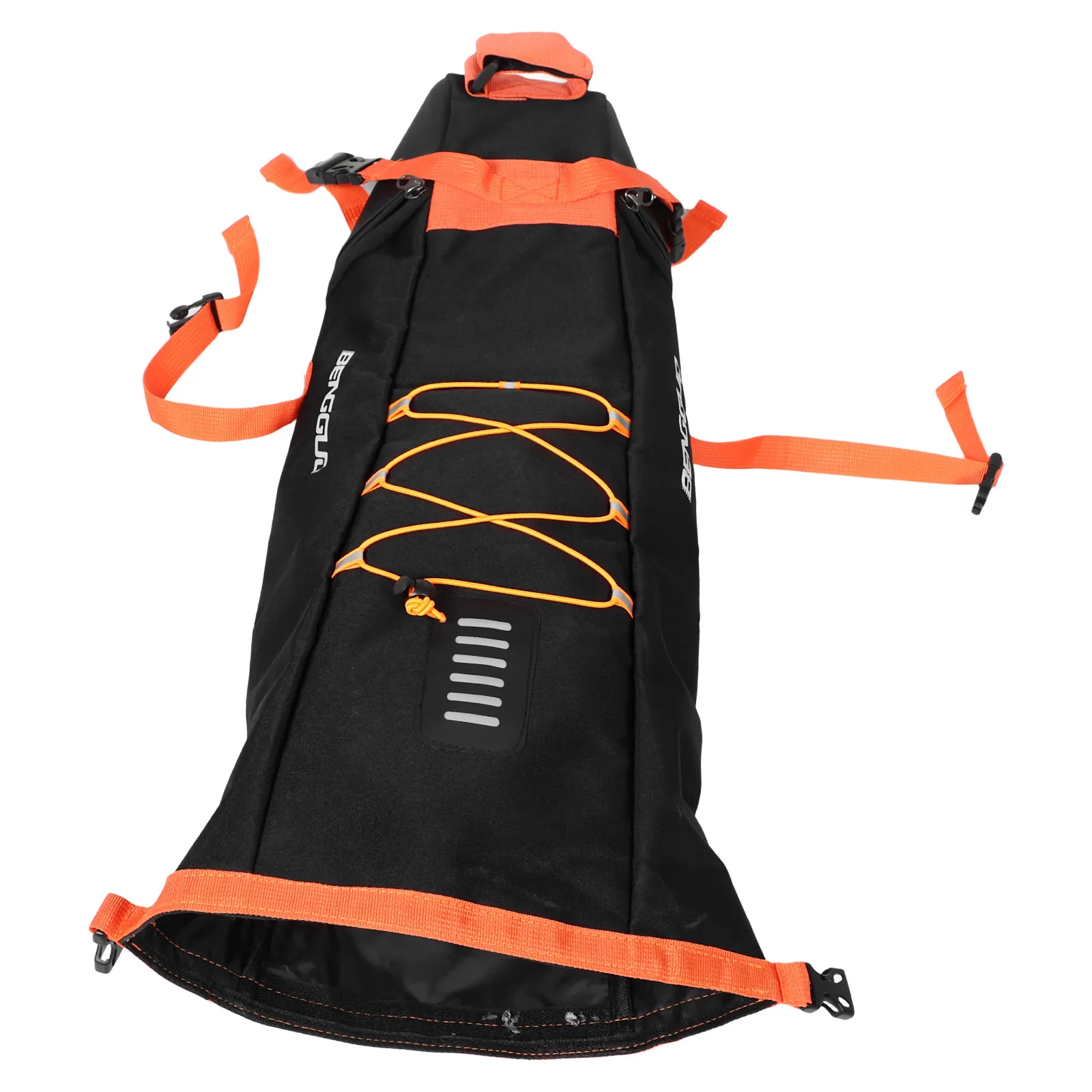 

Bicycle Tail Bag Waterproof Tool Pack Large Capacity Black Mountain Bike Saddle Seat Folding Rack Storage Cycling Triangle