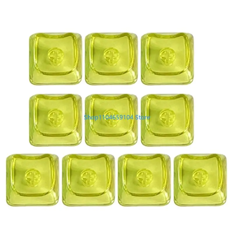 Plastic Keycap Replacement Set X Stem Designing 10PCS Color Translucent
