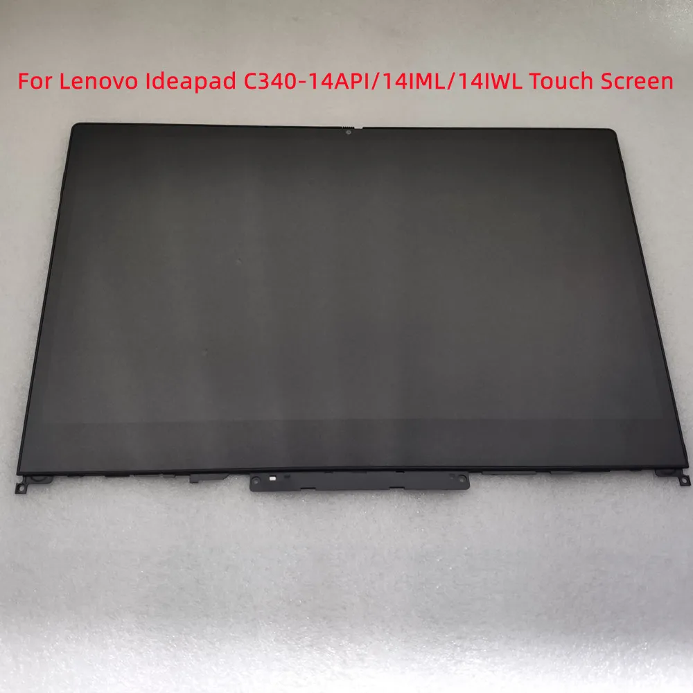 C340 LCD Screen 5D10S39562 5D10S39563 5D10S39564 For Lenovo IdeaPad C340-14API 14IML 14IWL Touch Screen Digitizer Assembly