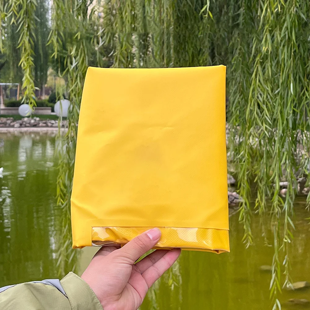 Bolsa de equipo de pesca, Cubo de peces vivos con orificio de oxigenación sellado, bolsa plegable de gran capacidad para pesca al aire libre