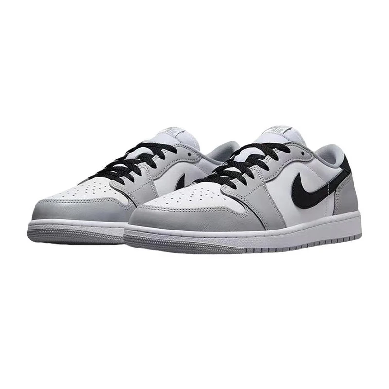 Nike Air Jordan 1 Low OG  mocha Classic White Black Red Unisex Comfortable Strap Retro Casual Low Top Basketball Shoe