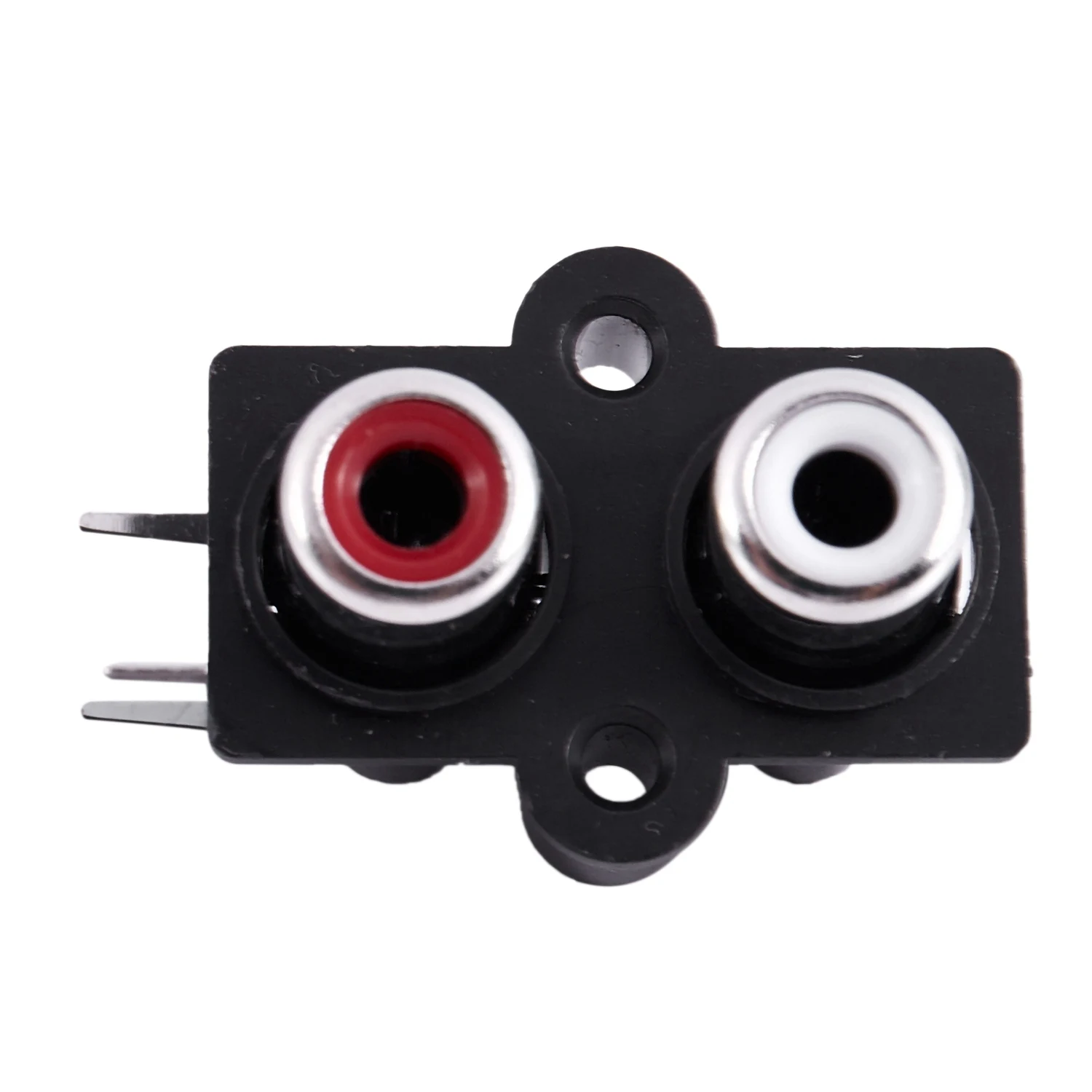 A08I 5pcs PCB Mount 2 Position Stereo Audio Video Jack RCA Female Connector