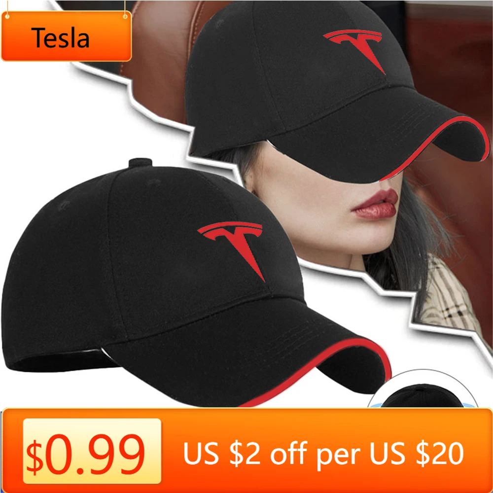 

Tesla Новая мода унисекс бейсболки с вышивкой уличные регулируемые повседневные шляпы солнцезащитная шляпа для Tesla Model 3 X Y S Bonina In