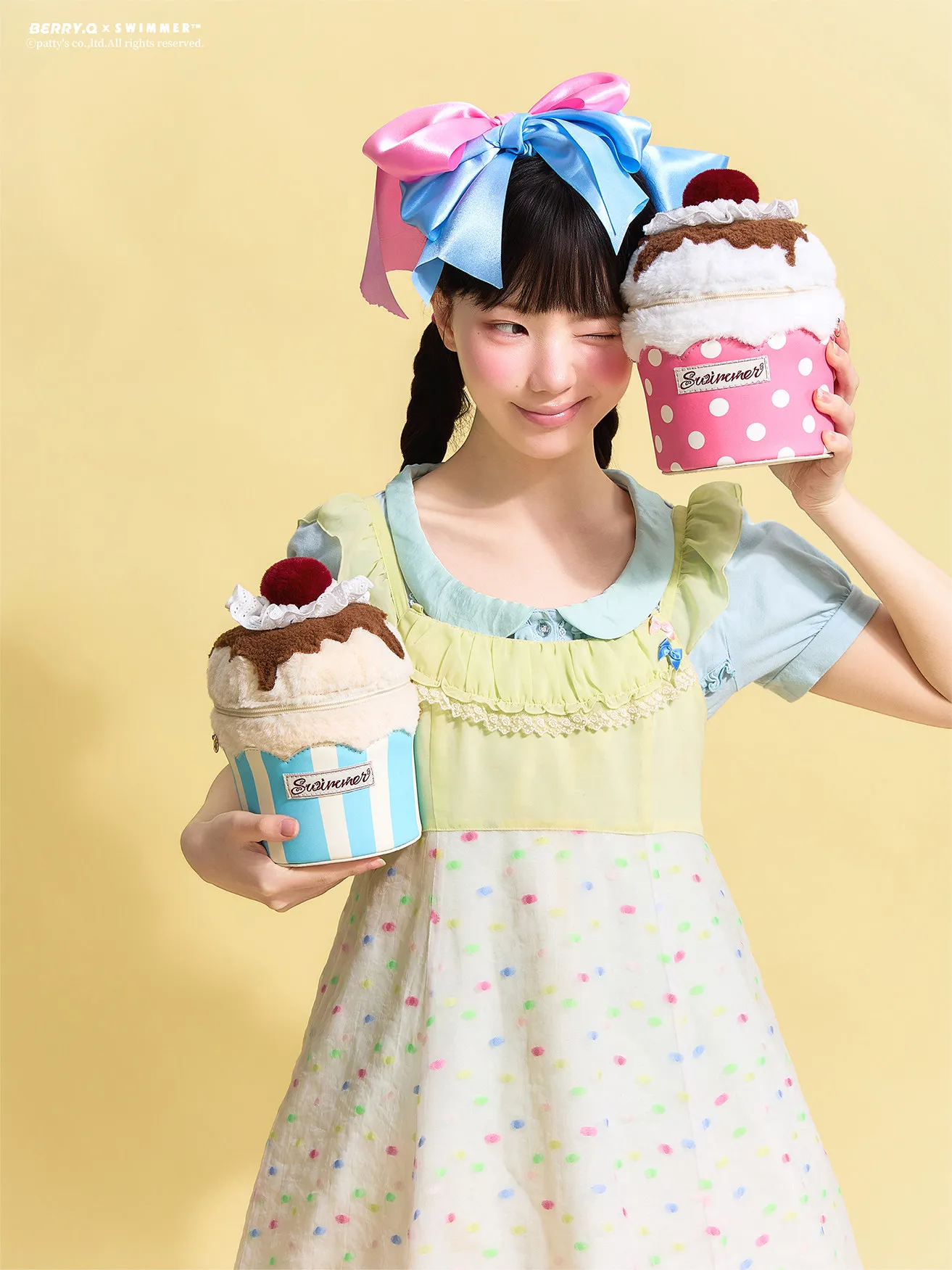 Japanese Original Sweet and Cute Cupcake Bag Lolita Handbag Soft Girl Kawaii Cross-body Bags Special-shaped Sweet Bag for Women