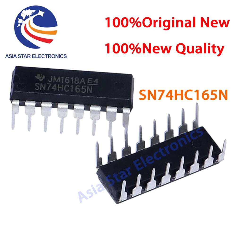 10pcs/lot 74HC165N SN74HC165N 74HC165 DIP-16 In Stock  Counter Shift Register new