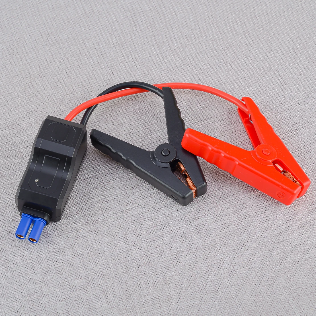 NEW Jumper Cable EC5 Connector Alligator Clamp Booster Battery Fit for Car Jump Starter 500A