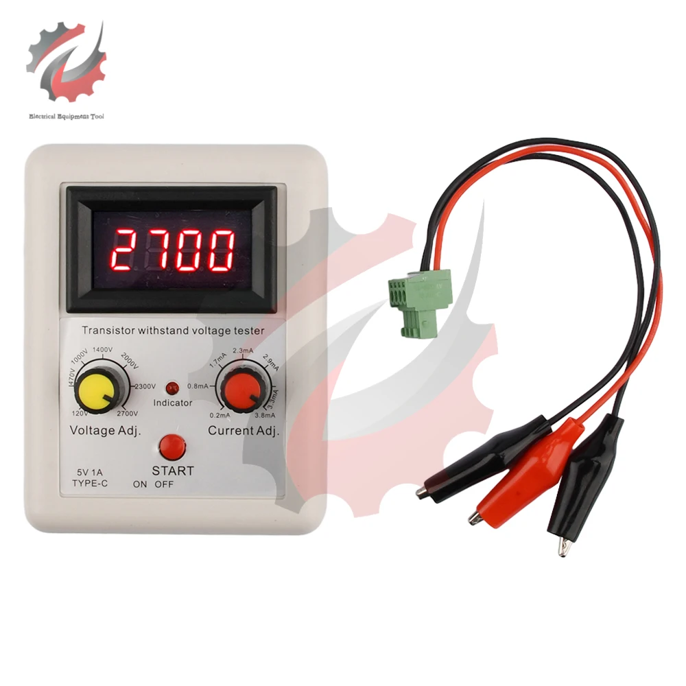 DC120-2700V Transistor Withstand Voltage Tester MOS Triode Capacitance Meter Tester IGBT Voltage Regulator Diode Detector Tools