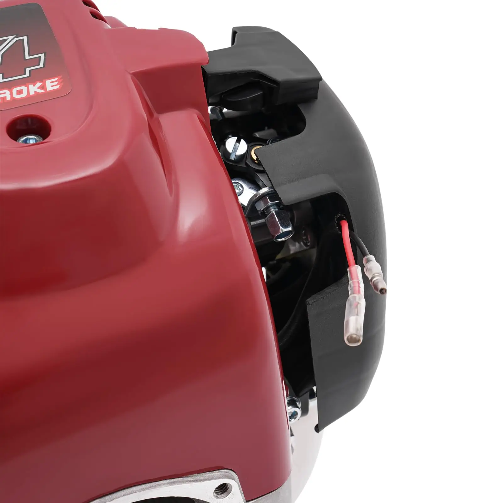 Motor, motor de gasolina de arranque por cuerda de 4 tiempos 1Kw 37,7Cc, motor de 4 tiempos de un solo cilindro para maquinaria de jardín, perforación a tierra y