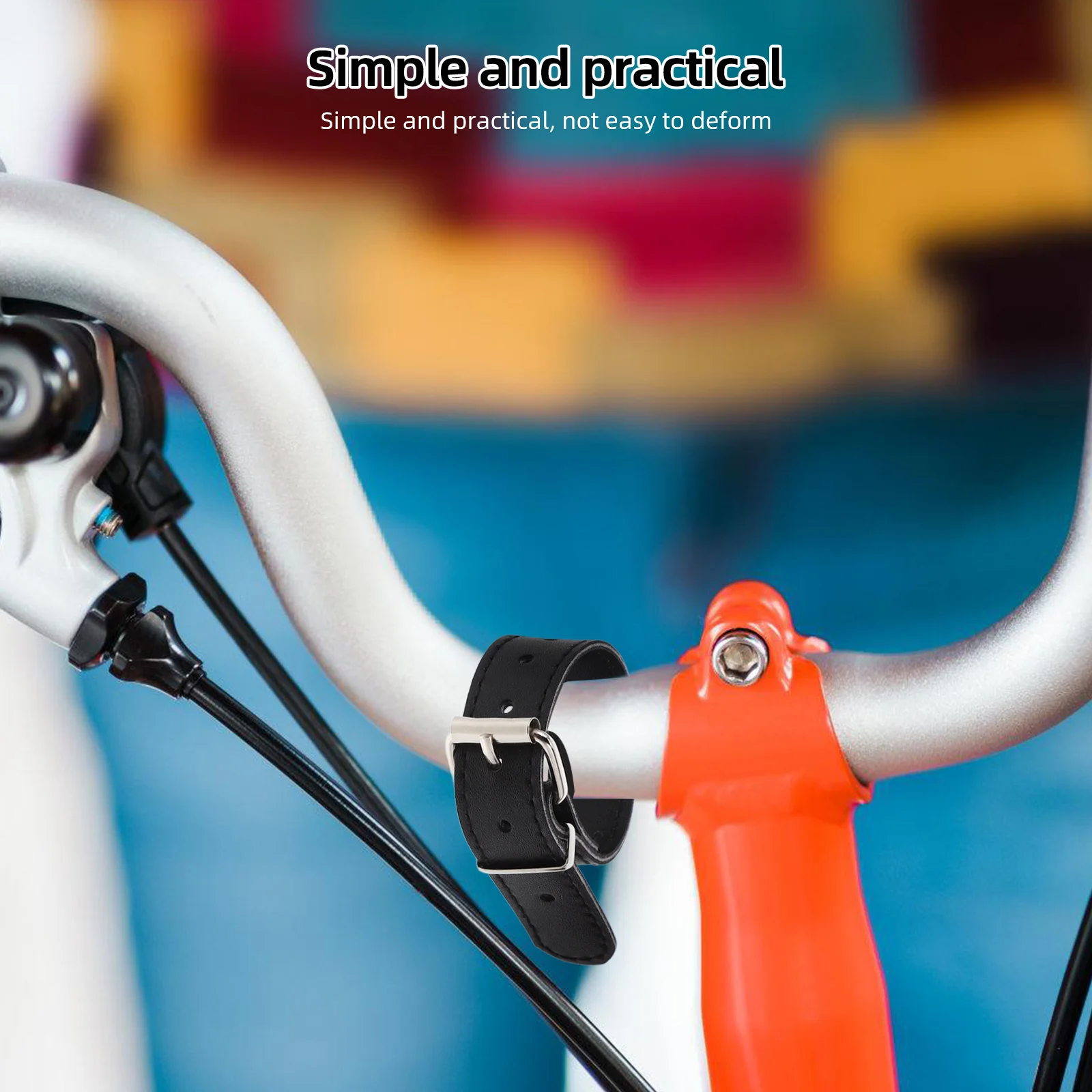 

2Pairs Bike Basket Straps Adjustable Sturdy Front Handlebar Bike Rack Straps Cycling Basket Accessory Strap