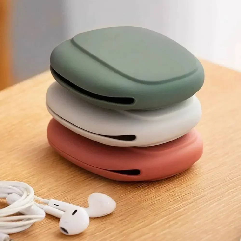 

Silicone Earphone Data Cable Storage Bag Key Lipstick Small Item Organizers For Travel Cute Headphone Storage Box Coin Purse Hot
