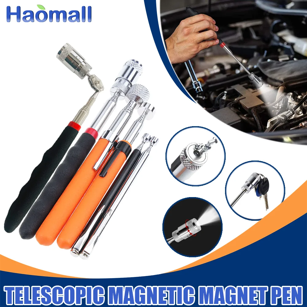 Mini Portable Telescopic Magnetic Magnet Pen Handy Tool Capacity For Picking Up Nut Bolt Extendable Pickup Rod Stick