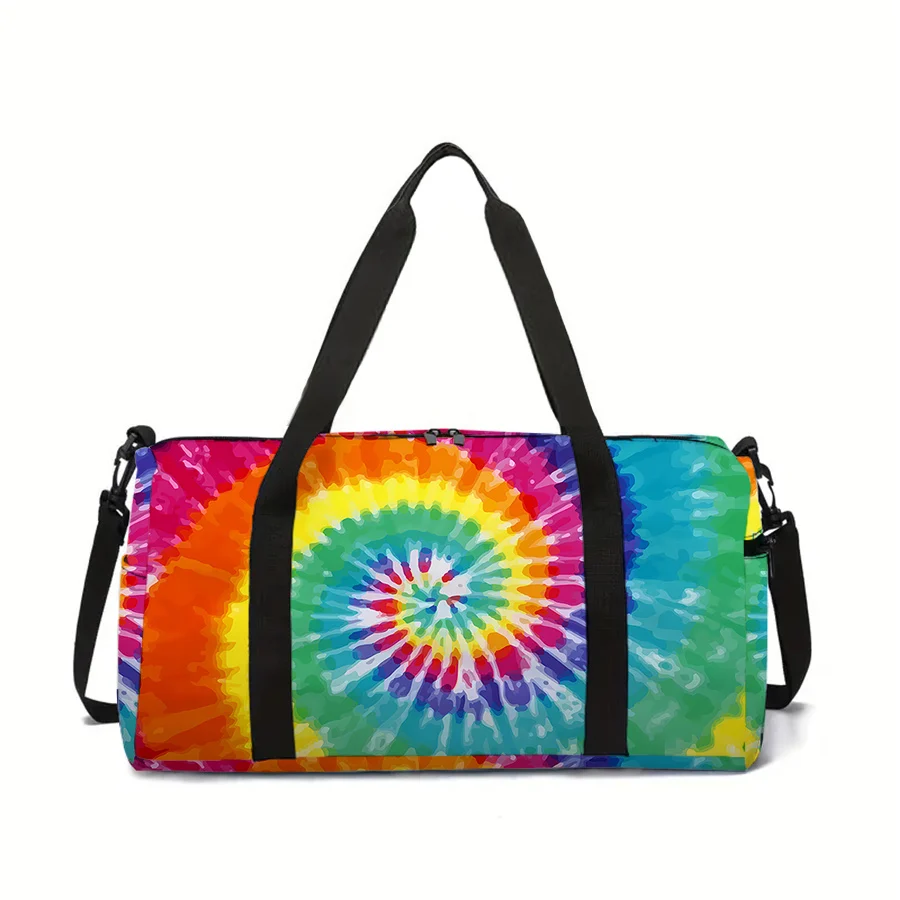 กระเป๋าเดินทางลายสีสันสดใสความจุขนาดใหญ่สำหรับเด็กชาย/เด็กหญิง ของขวัญที่ดีที่สุด กระเป๋าเดินทางการ์ตูน 3 มิติ กระเป๋าออกกำลังกายกลางแจ้งสำหรับเด็ก