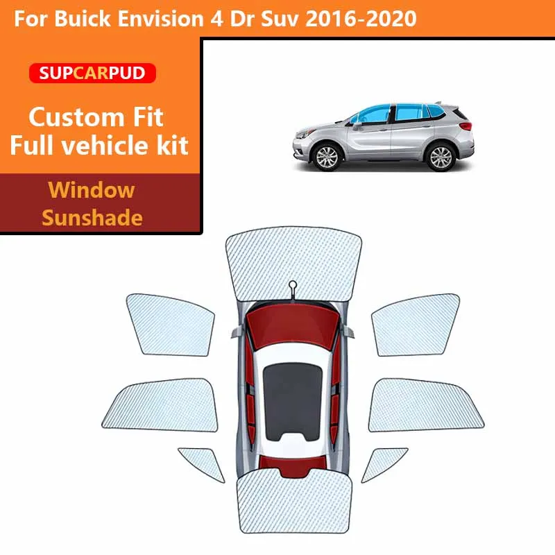 

Солнцезащитные шторки для автомобиля, защита от ультрафиолета, для Buick Envision 4 Dr Suv 2016-2020, для передних, задних и боковых окон