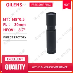 QILENS CCTV Lens M8 30mm for Security 720P 1080P HD Mini Camera Lens