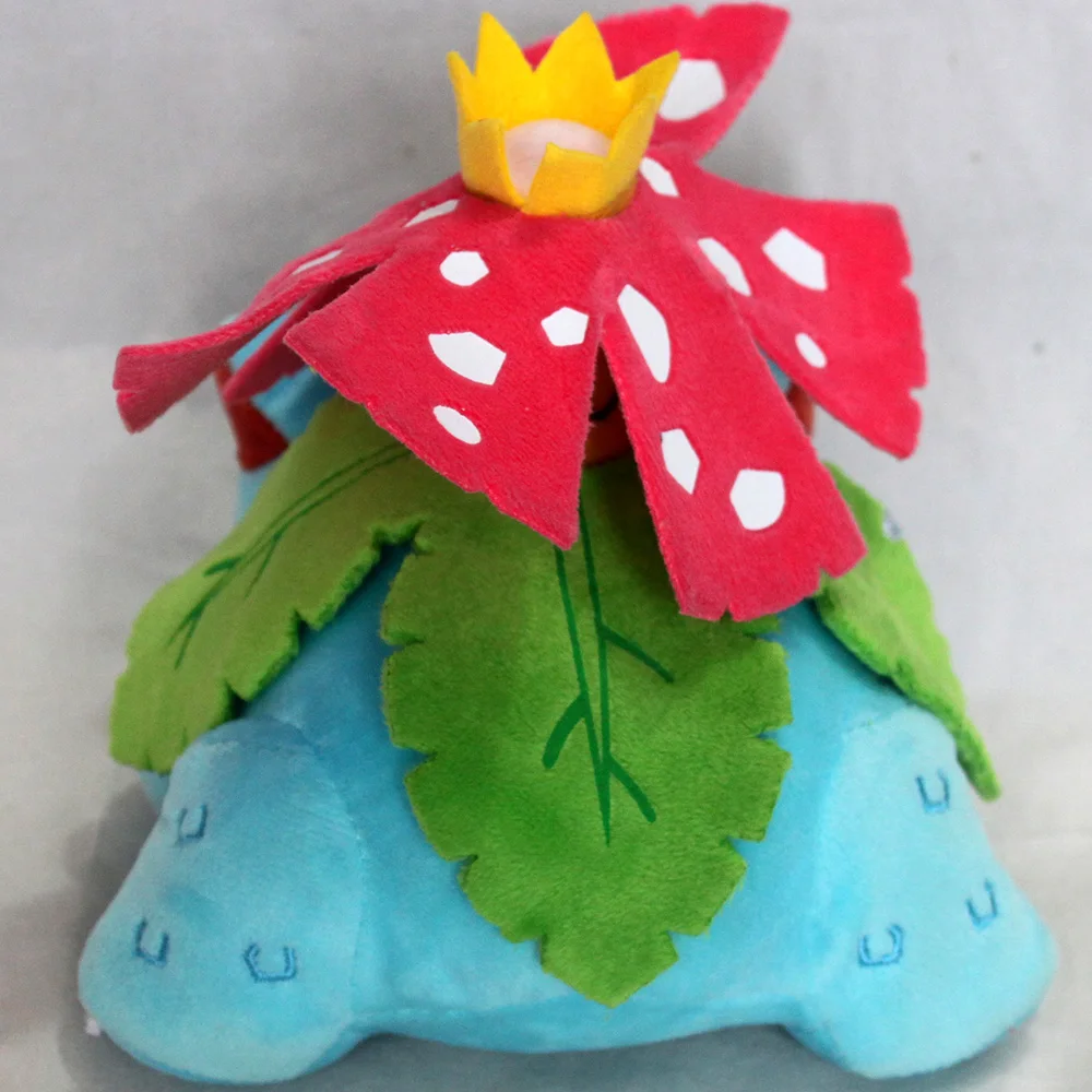 TAKARA TOMY Pokemon Venusaur de Ivysaur de Bulbasaur, juguete de peluche de 7 pulgadas, personaje de Animal de peluche