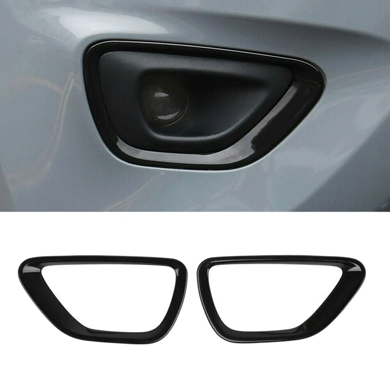 

1 пара черных передних левых и правых противотуманных фар из АБС-пластика, накладка на рамку, подходит для Jeep Grand Cherokee 2017 2016 2015 2014