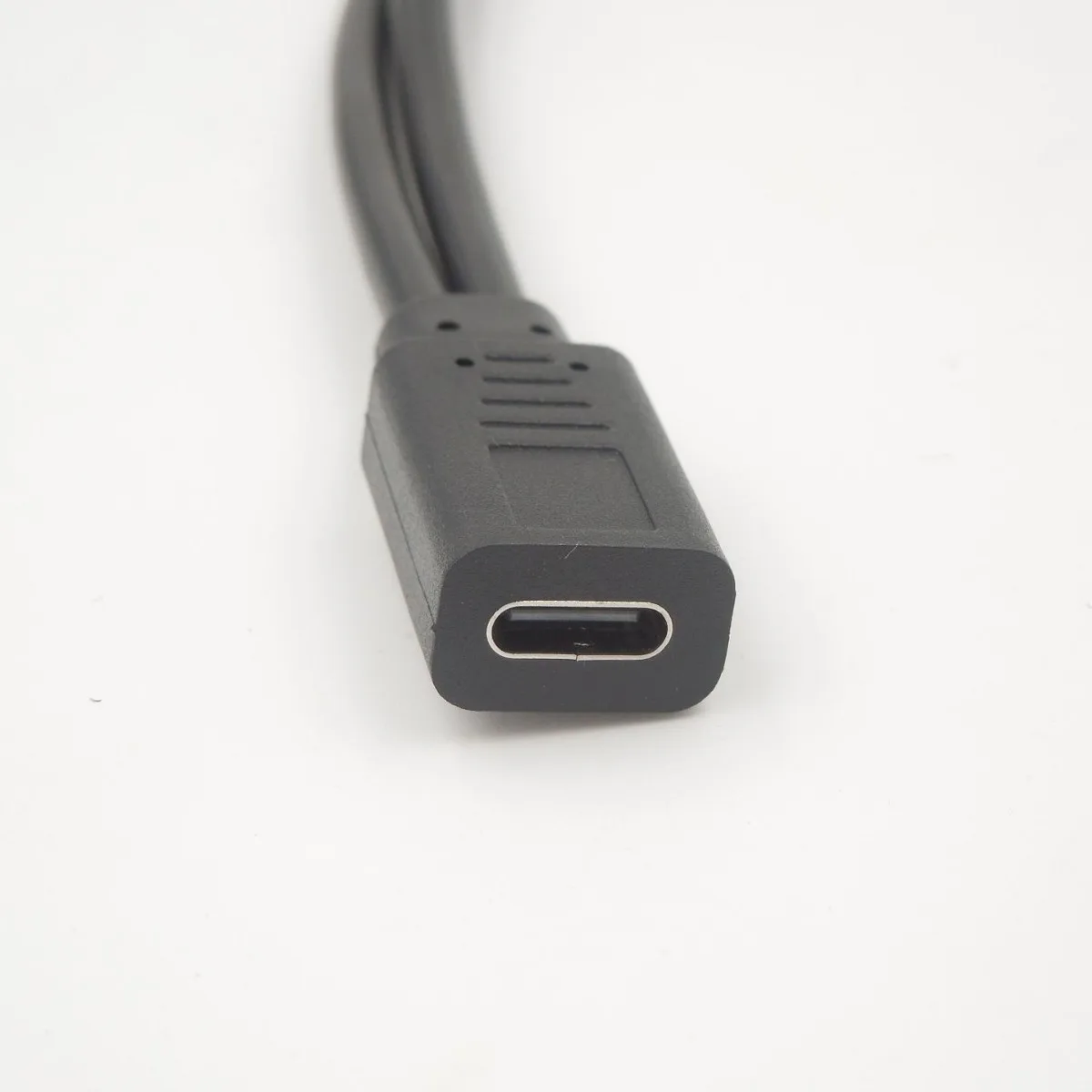 Type C Female to USB Male and Type C Male Adapter Fast Charge Data Transfer Cable for Car Screen Mirroring