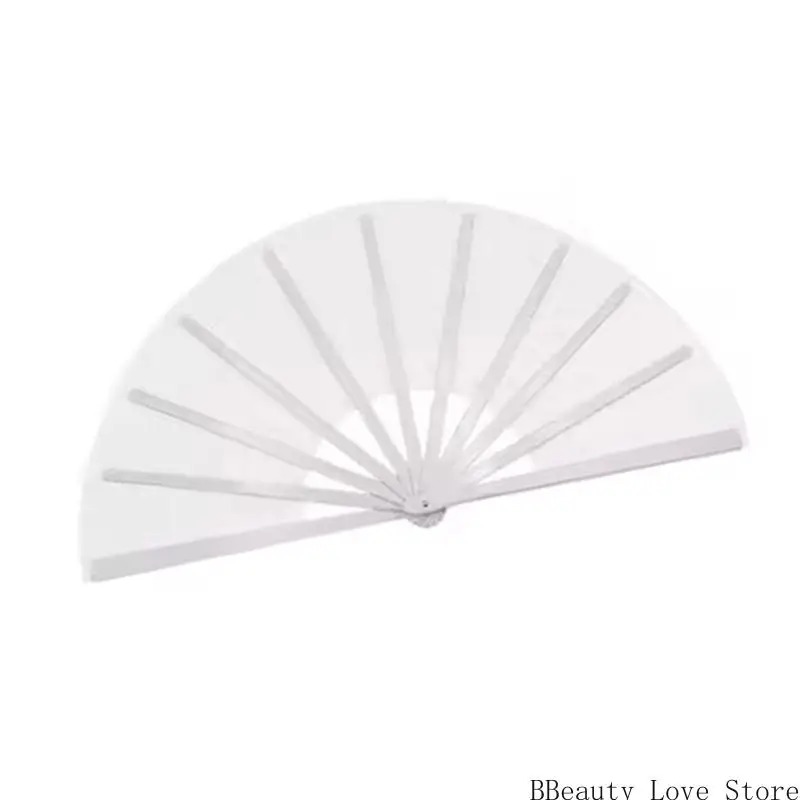 Sublimacyjne składane wentylatory ręczne DIY puste składane wentylatory ręczne dla kobiet mężczyzn