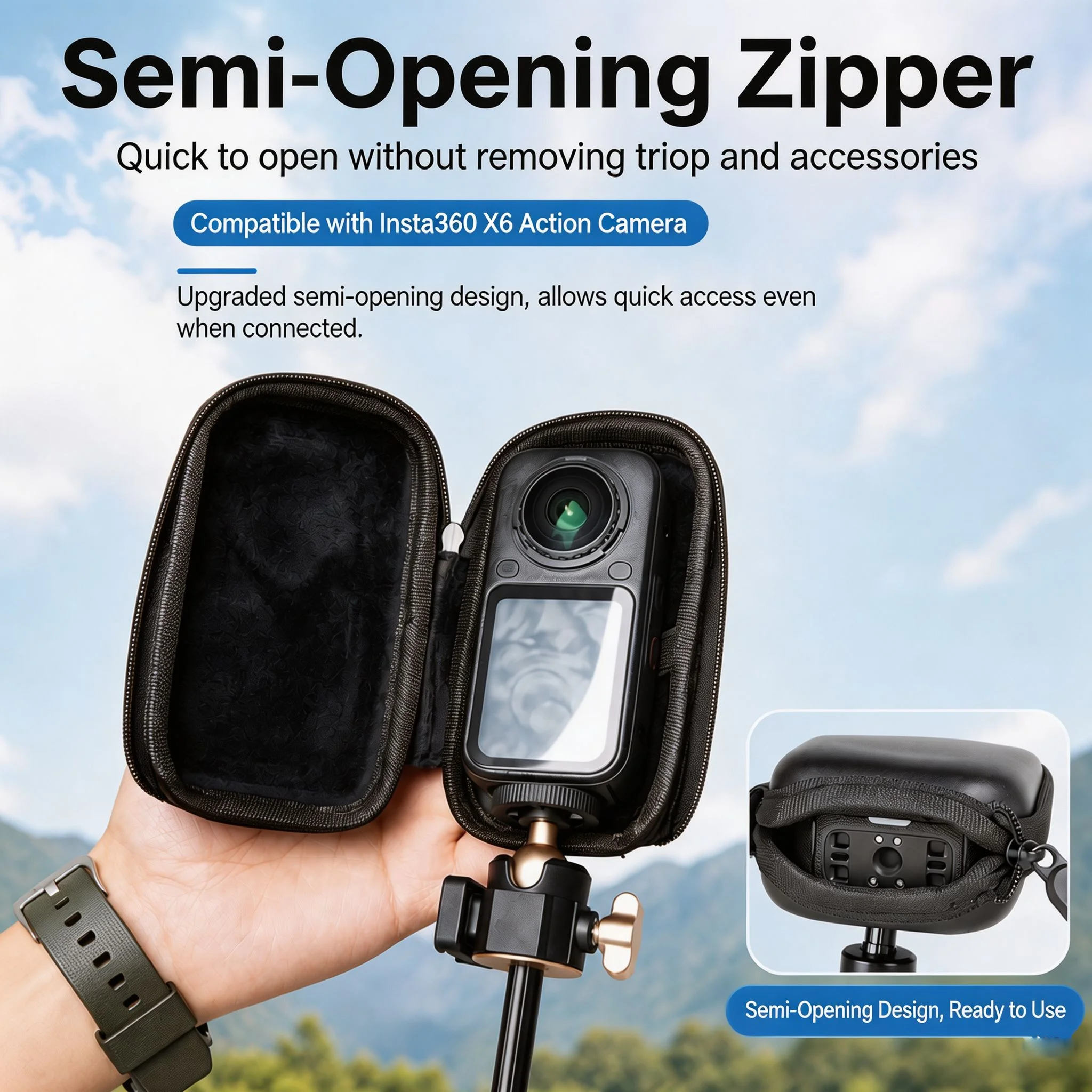 Beschermhoes van aluminiumlege - Lens Case Pouch recensie en prijs